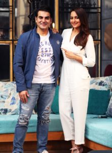 Sonakshi Sinha on the sets of Pinch