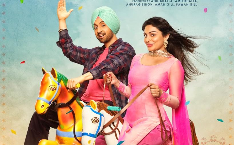 819px x 509px - DILJIT AND NEERU BOTH RIDING HORSES ON POSTER #2 OF SHADAA! - Bollywood  Couch