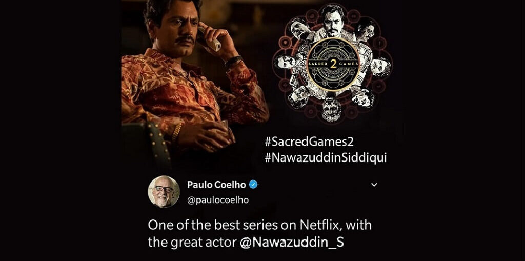 Paulo Coelho praises Nawazuddin Siddiqui on Twitter