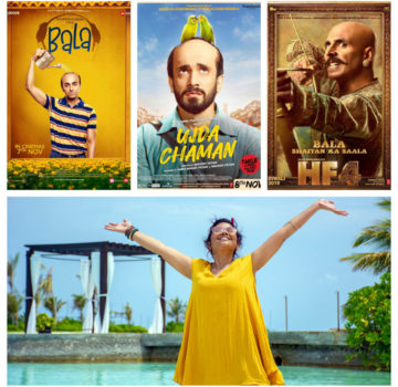 Bala poster, Ujda Chaman poster, Houseful poster, Preetisheel Singh. (Poster images courtesy – Internet)