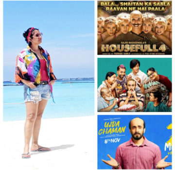 Preetisheel Singh, Housefull 4 poster, Bala poster, Ujda Chaman poster. (Poster images courtesy – Internet)