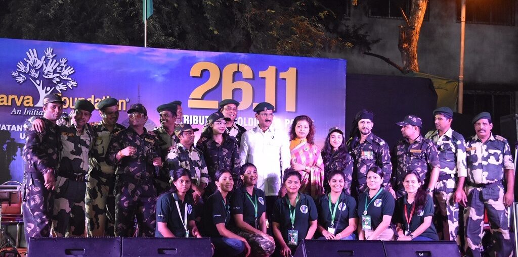 Atharva Foundation organised A Tribute and salute to Soldiers & Mumbai Police