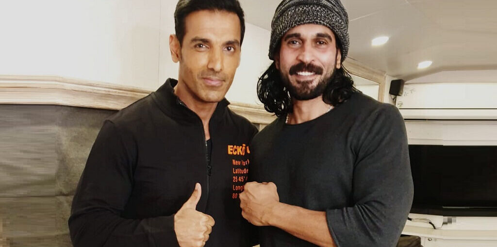 Actor Rajeev Pillai and John Abraham