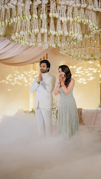 This is how luxe designer Ambika Gupta styled Aadhi Pinisetty and Nikki  Galrani's wedding - Bollywood Couch