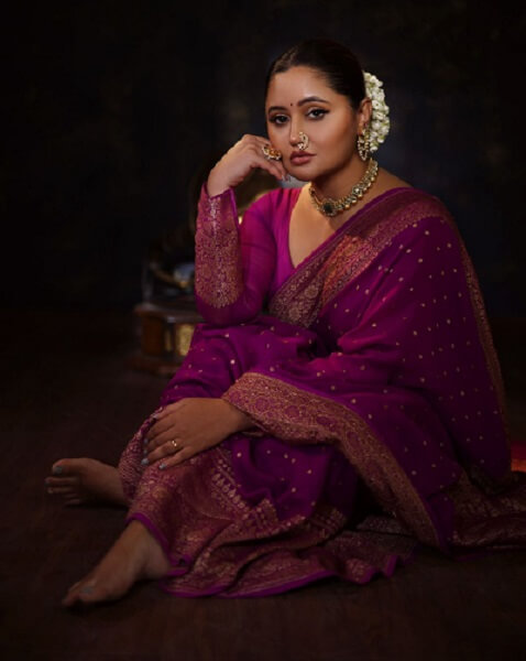 Rashami Desai in a Spectacular Traditional Saree