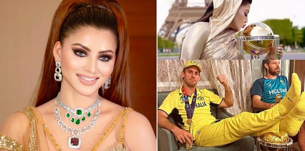 Urvashi Rautela criticized Mitchell Marsh