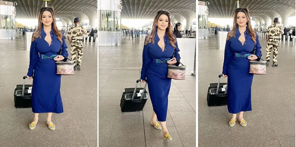 Kenisha Awasthi airport fashion goals