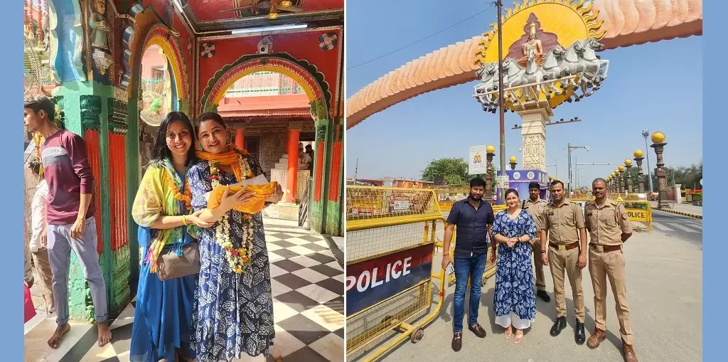 Rashami Desai visits Ram Mandir in Ayodhya