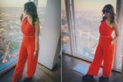 Sana Raees Khan in her latest snaps from London