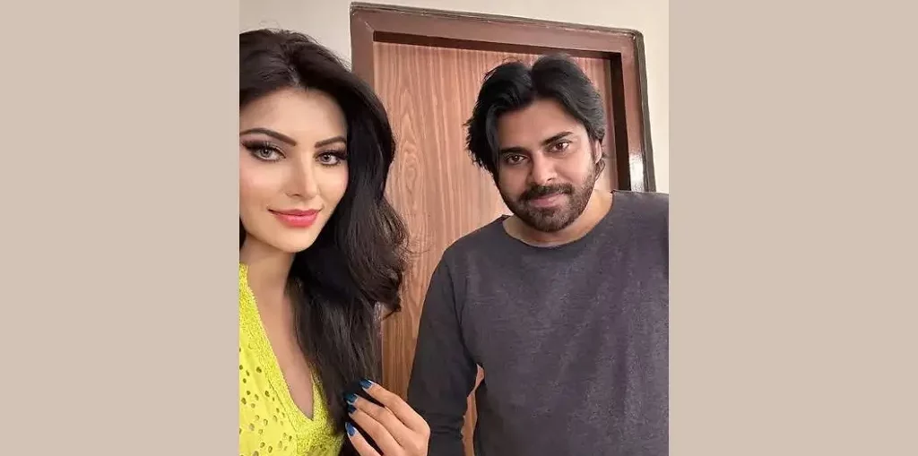 Urvashi Rautela congratulates her 'hero' Pawan Kalyan