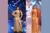 Urvashi Rautela walks the ramp as the showstopper at Delhi Times Fashion Week