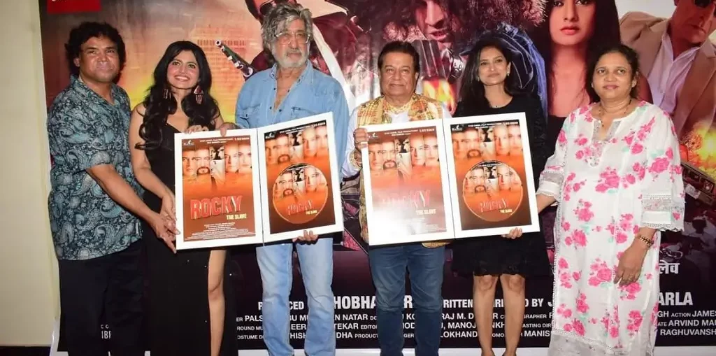 Padma Shri Anup.Jalota launches Star Angel Film Productions' Rocky - The Slave music on Red Ribbon
