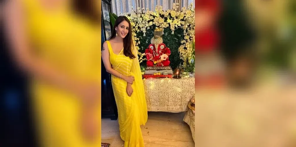 Chahatt Khanna's eco-friendly Ganpati Visarjan celebration