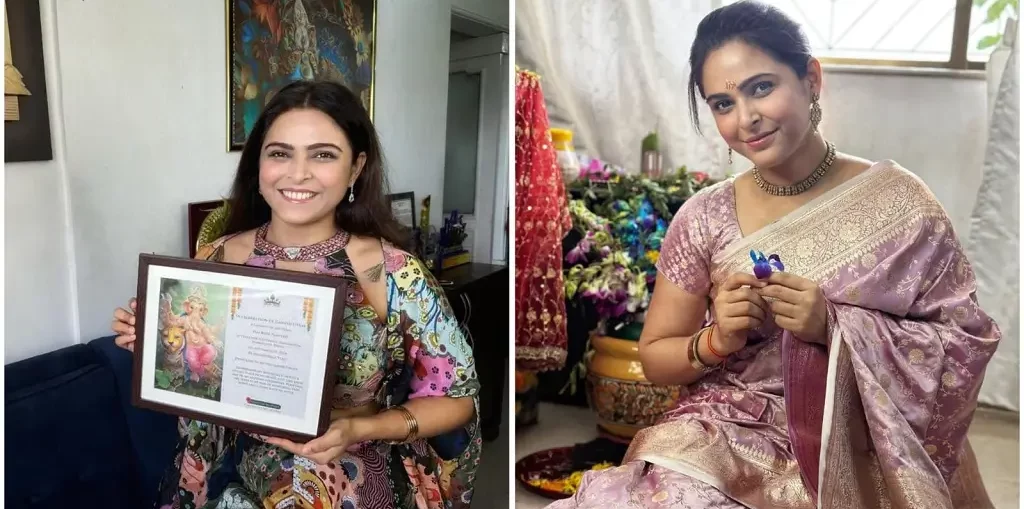 Madhurima Tuli during Ganesh Utsav