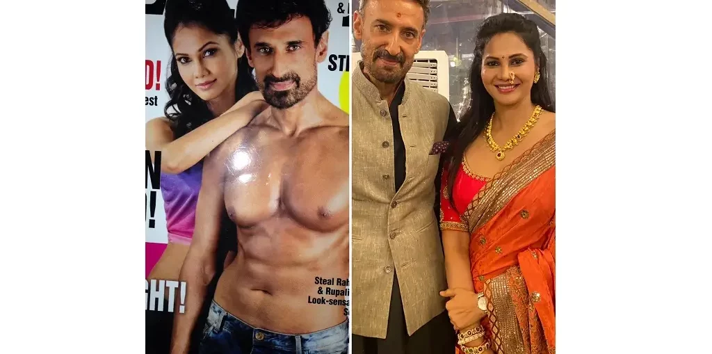 Rupali Suri & Rahul Dev special reunion at Maharashtra CM Eknath Shinde's Ganpati celebrations