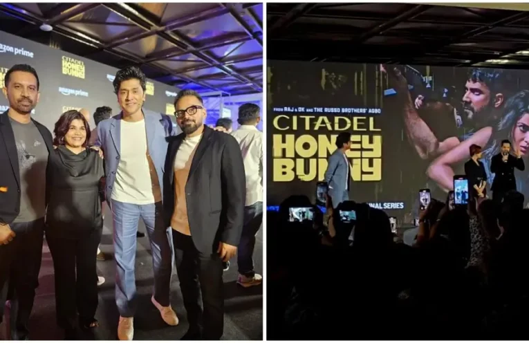 Sachiin Kumbhaar hosts the grand trailer launch of Prime Video's Citadel: Honey Bunny