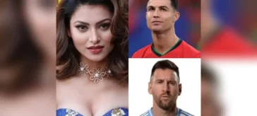 Urvashi Rautela opens up on her 'love triangle' with Cristiano Ronaldo and Lionel Messi