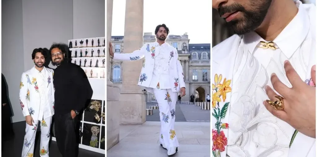 Ankush Bahuguna stuns in Rahul Mishra at Haute Couture Spring & Summer 2025 in Paris