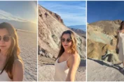 Aditi Govitrikar sensational vacation at the Death Valley in California