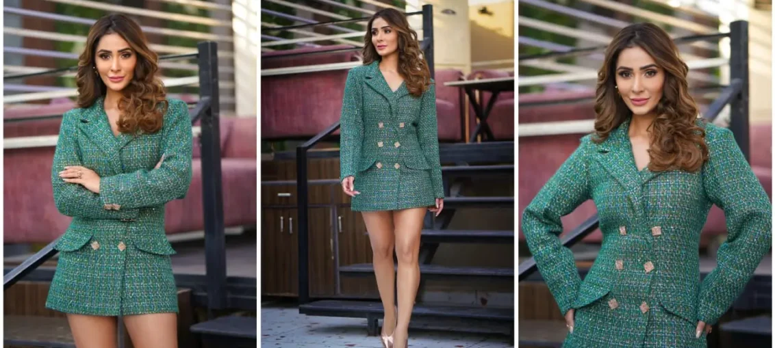 Alankrita Sahai makes a stunning bold & classy fashion statement in green