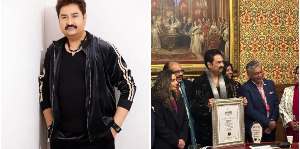 Kumar Sanu honored with two prestigious awards by the House of Commons and the World Book of Records