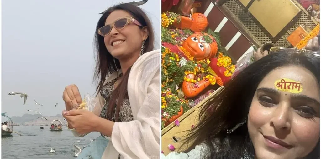 Madhurima Tuli feels blessed to see 'Triveni Sangam' before Maha Kumbh in Prayagraj